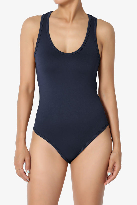 Rego Sleeveless Scoop Neck Seamless Bodysuit