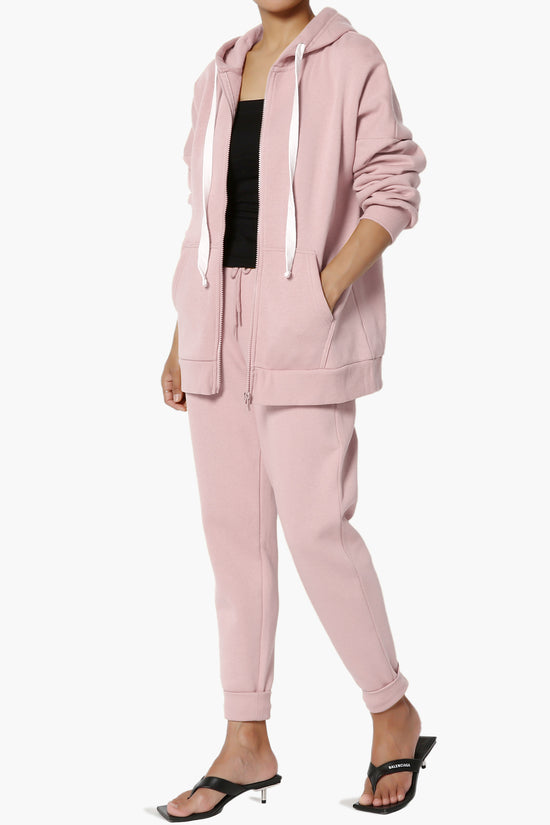 Accie Fleece Jacket & Jogger Pants Set PLUS