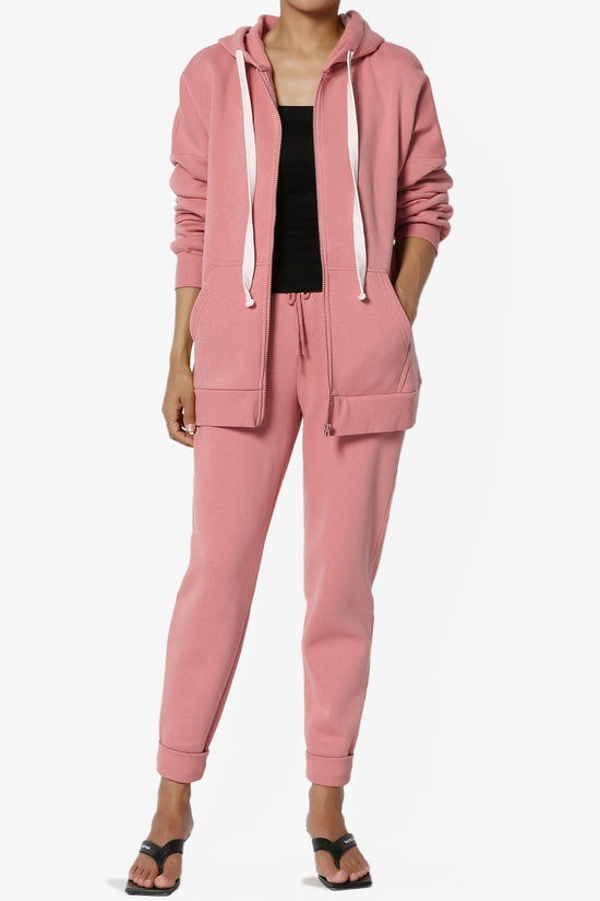 Accie Fleece Jacket & Jogger Pants Set PLUS