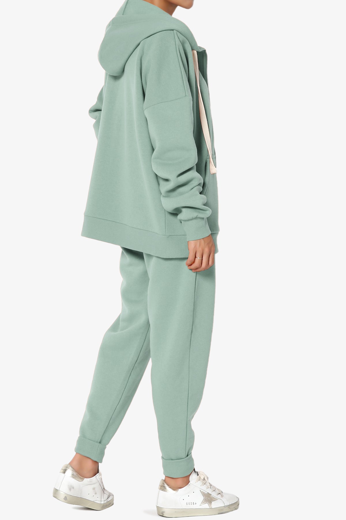 Accie Fleece Jacket & Jogger Pants Set PLUS