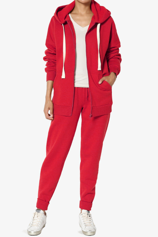 Accie Fleece Jacket & Jogger Pants Set PLUS