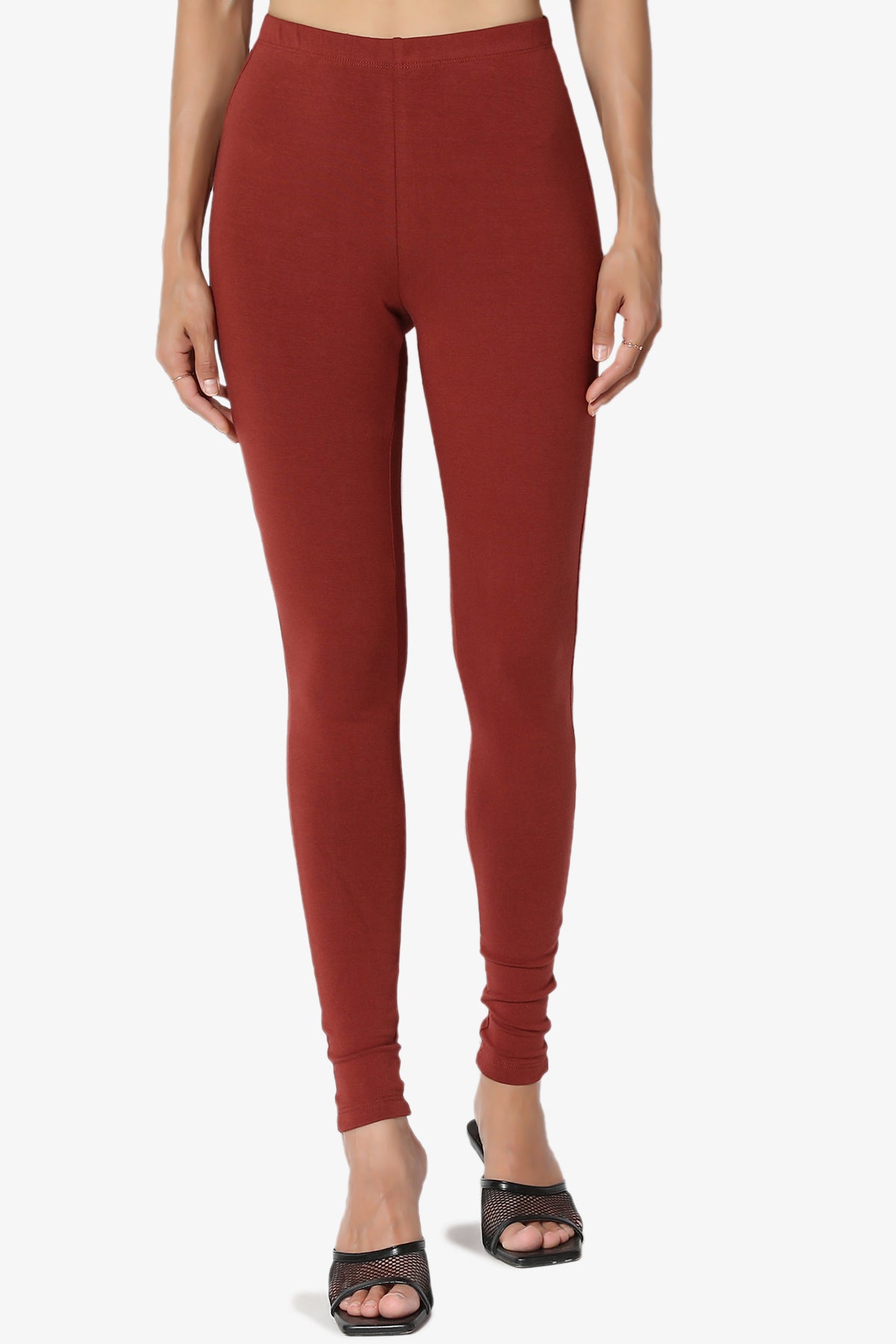 Ansley Luxe Cotton Ankle Leggings PLUS