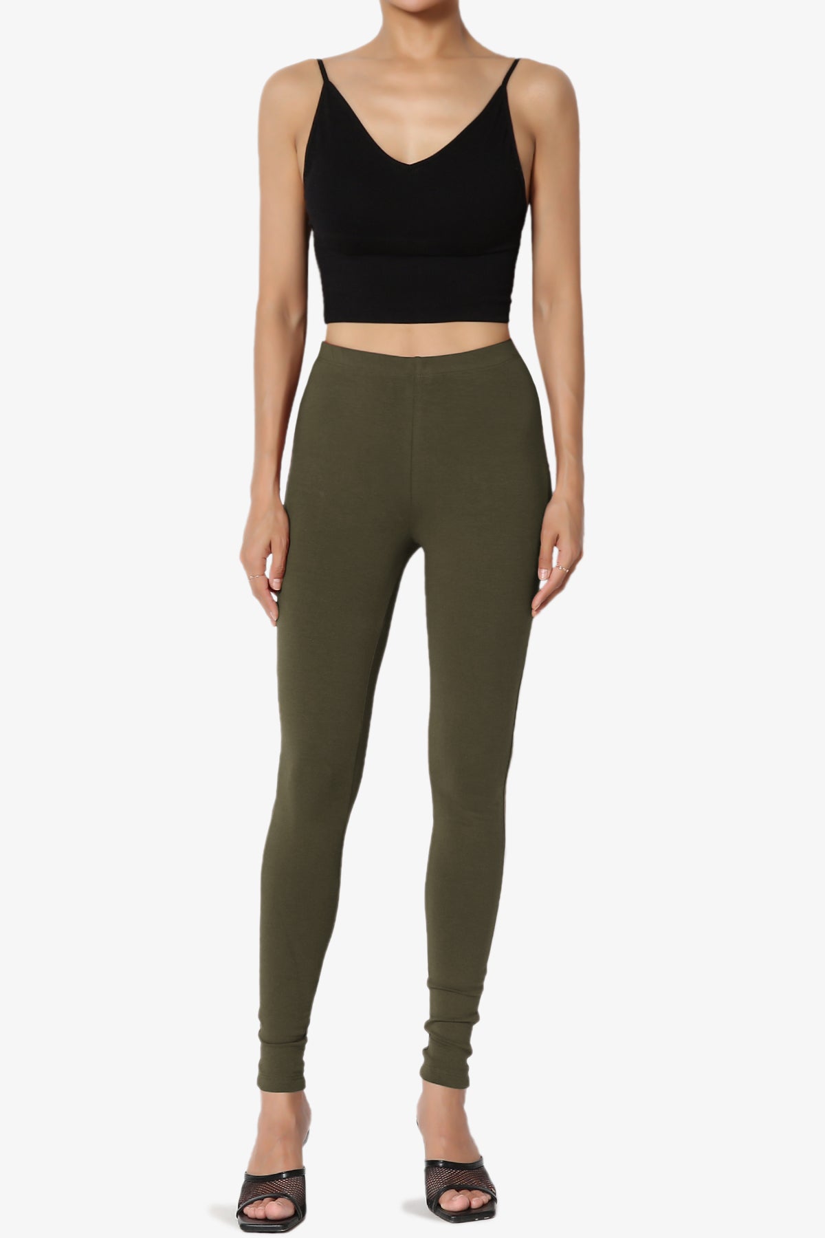 Ansley Luxe Cotton Ankle Leggings PLUS