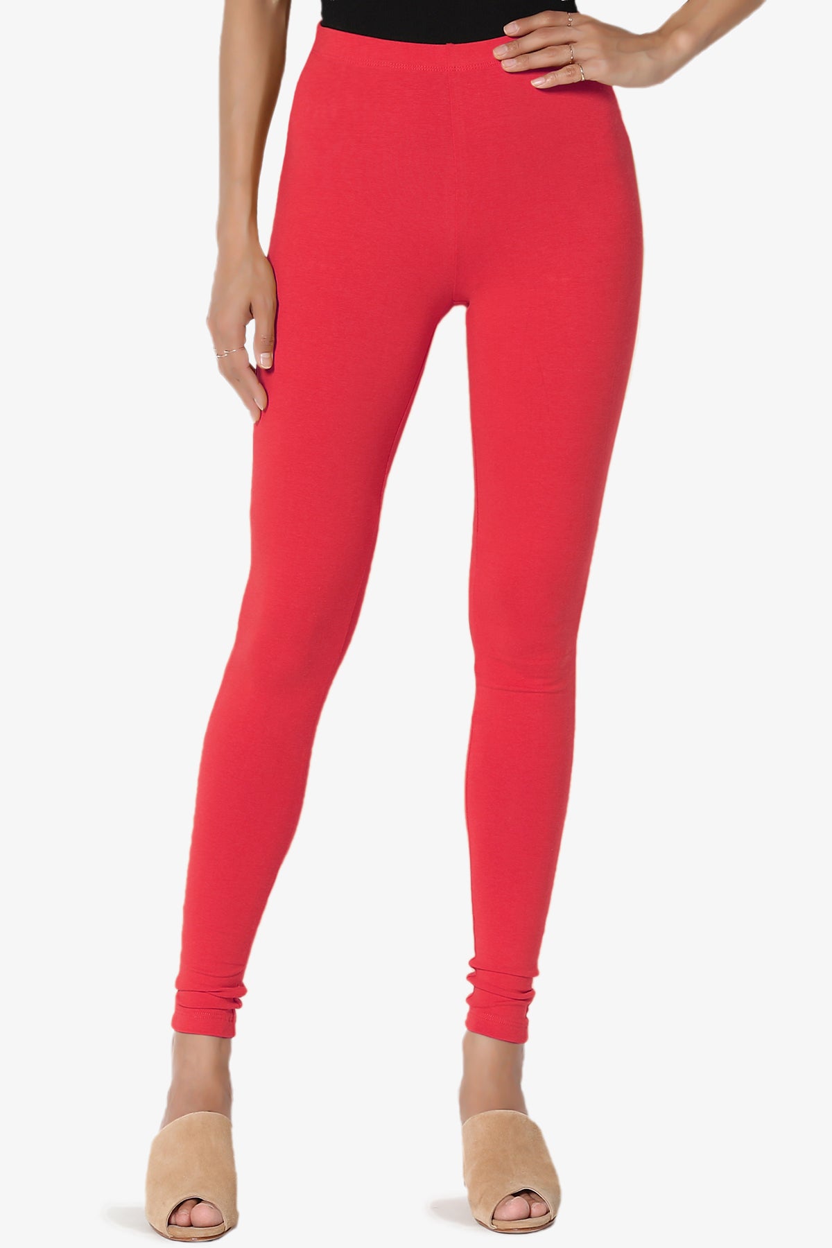Ansley Luxe Cotton Ankle Leggings PLUS