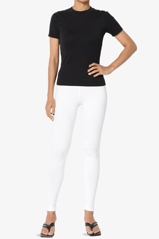 Ansley Luxe Cotton Ankle Leggings PLUS