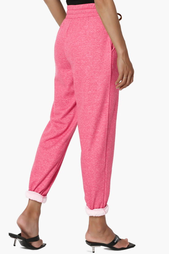 Catcher Melange Fleece Jogger Pants FUCHSIA_4