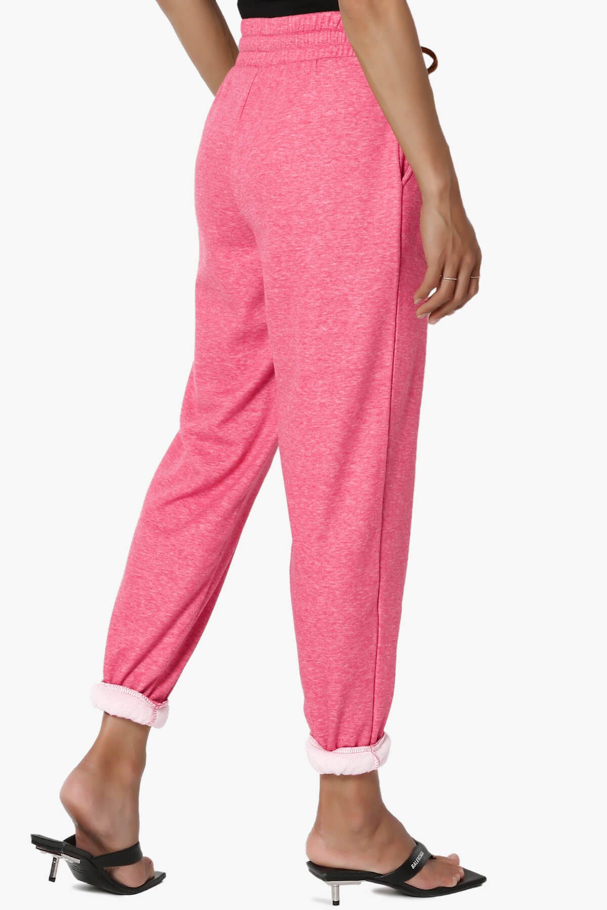 Catcher Melange Fleece Jogger Pants FUCHSIA_4