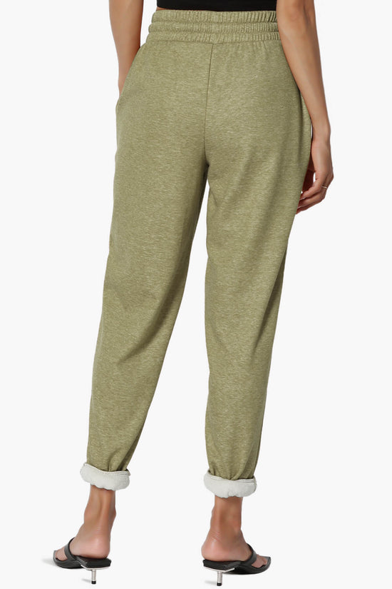 Catcher Melange Fleece Jogger Pants KHAKI GREEN_2