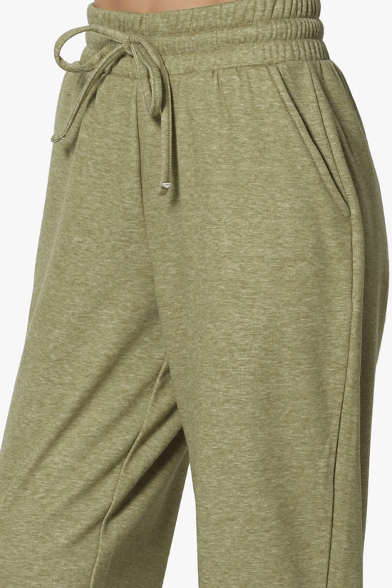 Catcher Melange Fleece Jogger Pants KHAKI GREEN_5