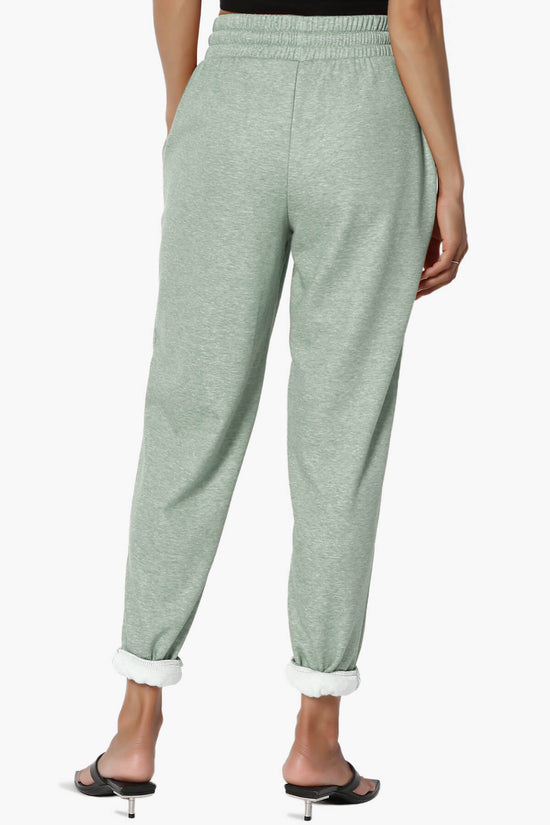 Catcher Melange Fleece Jogger Pants LIGHT GREEN_2