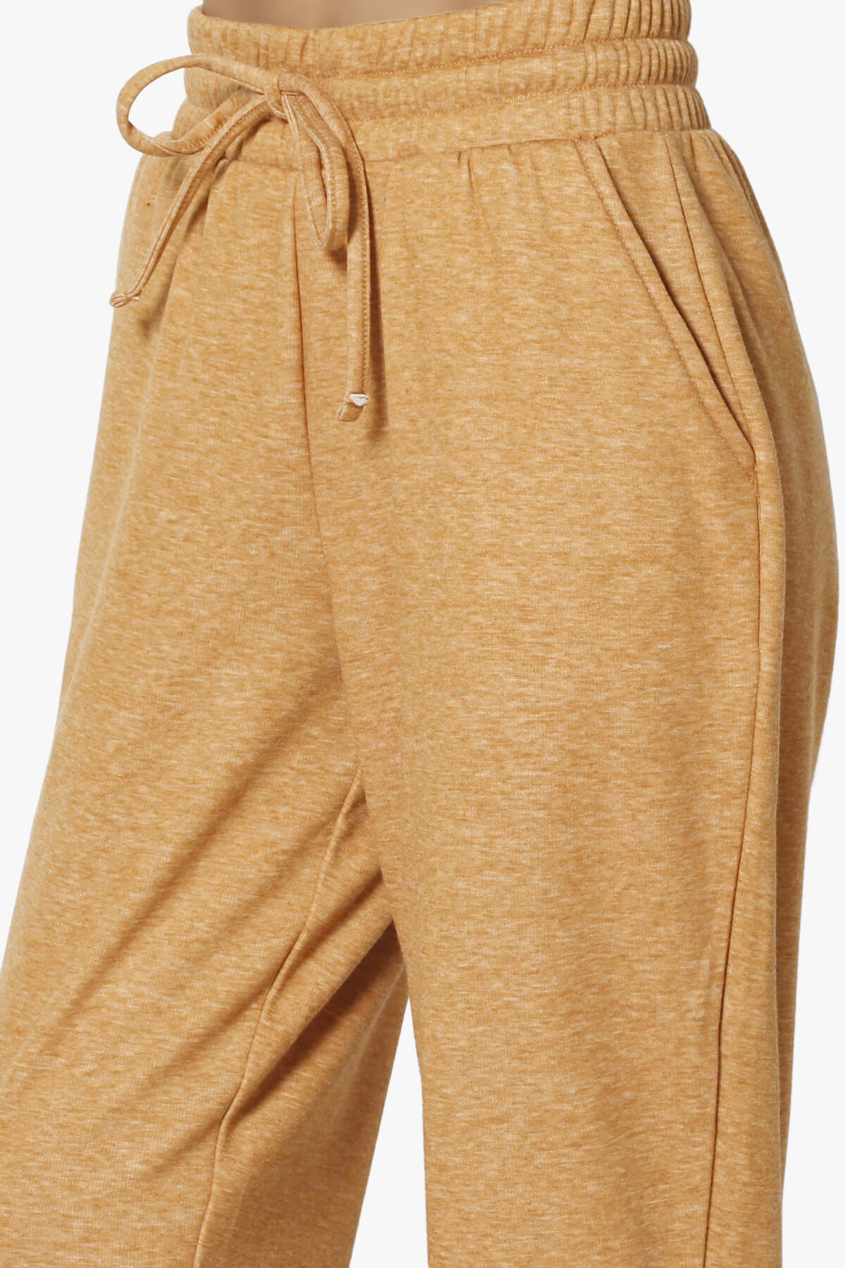 Catcher Melange Fleece Jogger Pants LIGHT MUSTARD_5