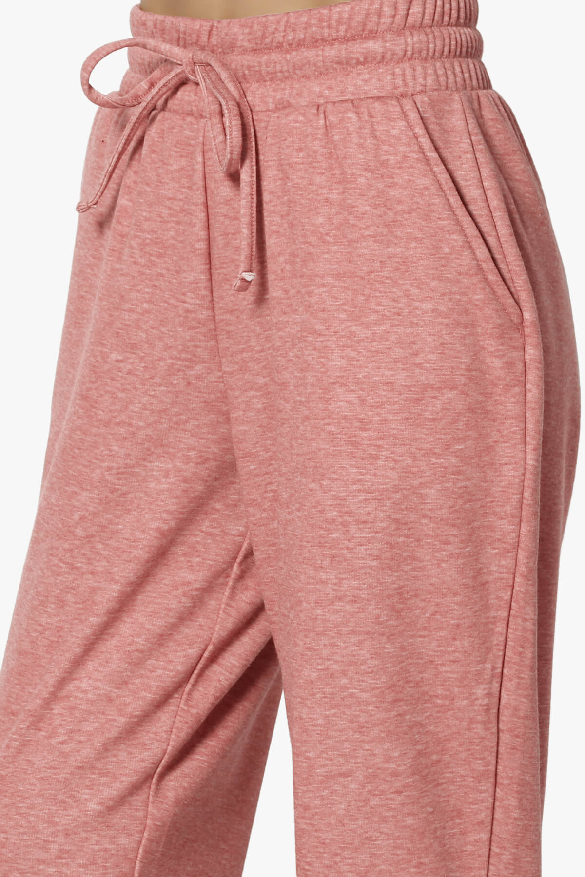 Catcher Melange Fleece Jogger Pants LIGHT ROSE_5
