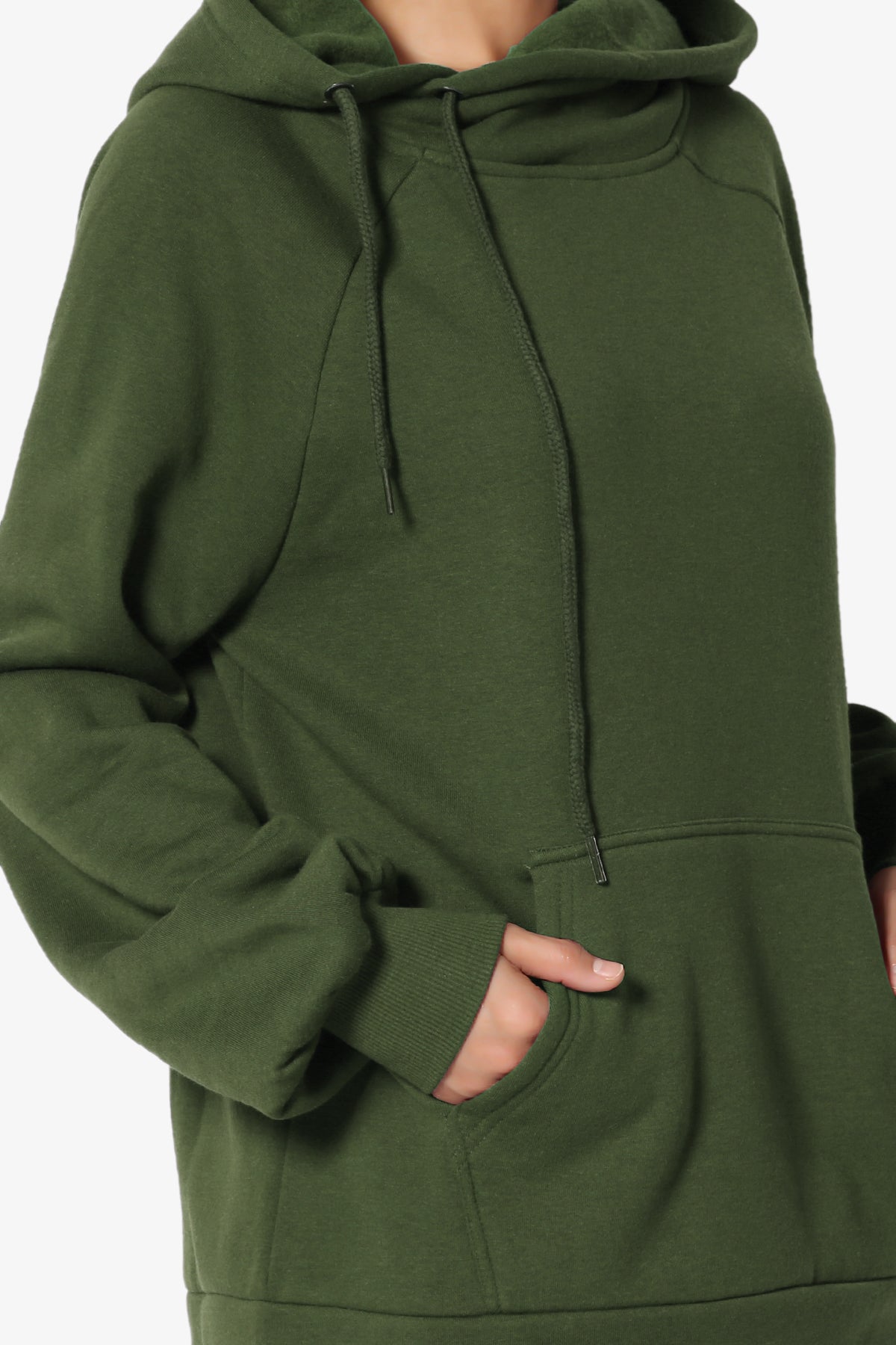 Accie Side Drawstring Hooded Sweatshirts PLUS