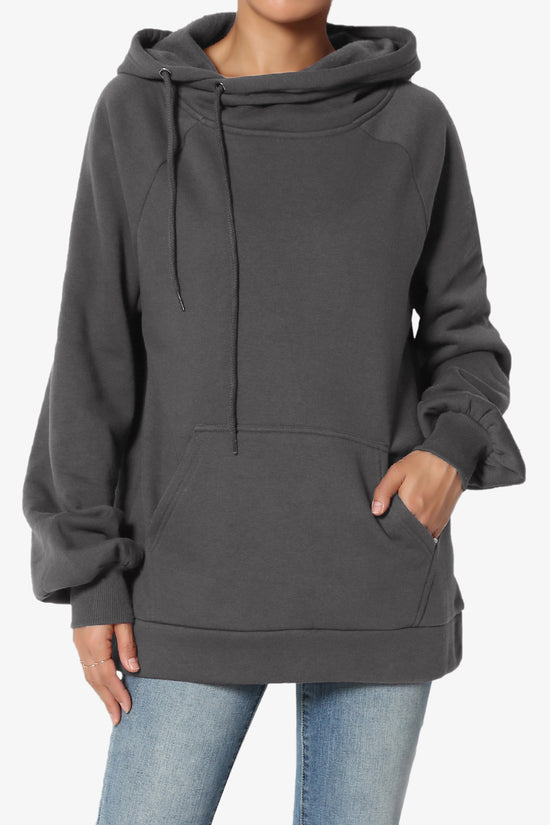 Accie Side Drawstring Hooded Sweatshirts PLUS