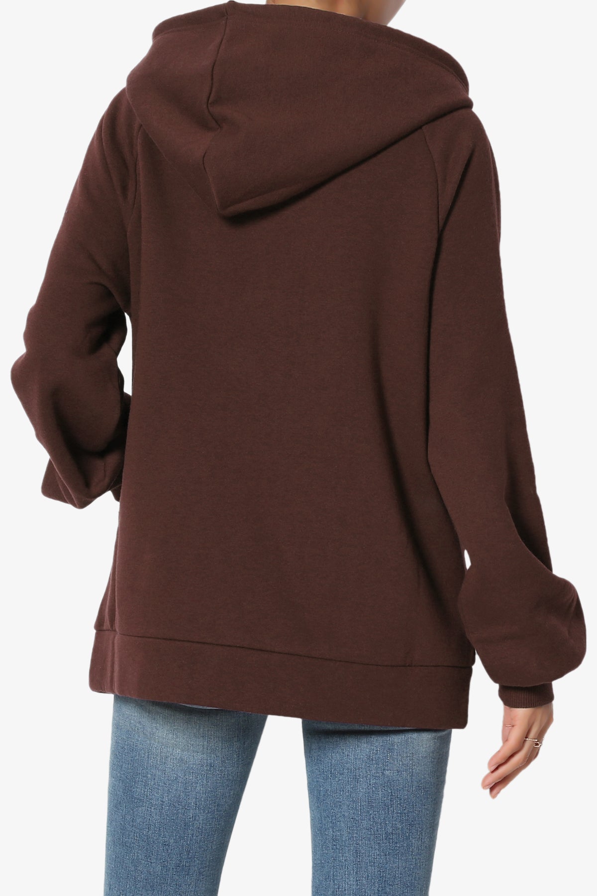 Accie Side Drawstring Hooded Sweatshirts PLUS