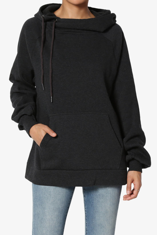 Accie Side Drawstring Hooded Sweatshirts PLUS