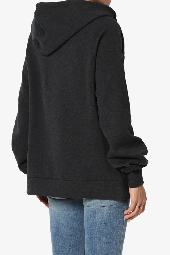 Accie Side Drawstring Hooded Sweatshirts PLUS