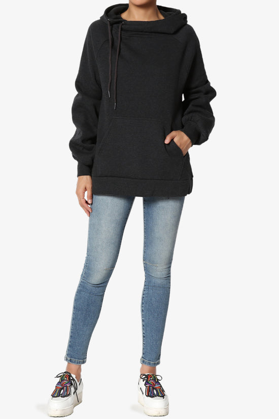Accie Side Drawstring Hooded Sweatshirts PLUS