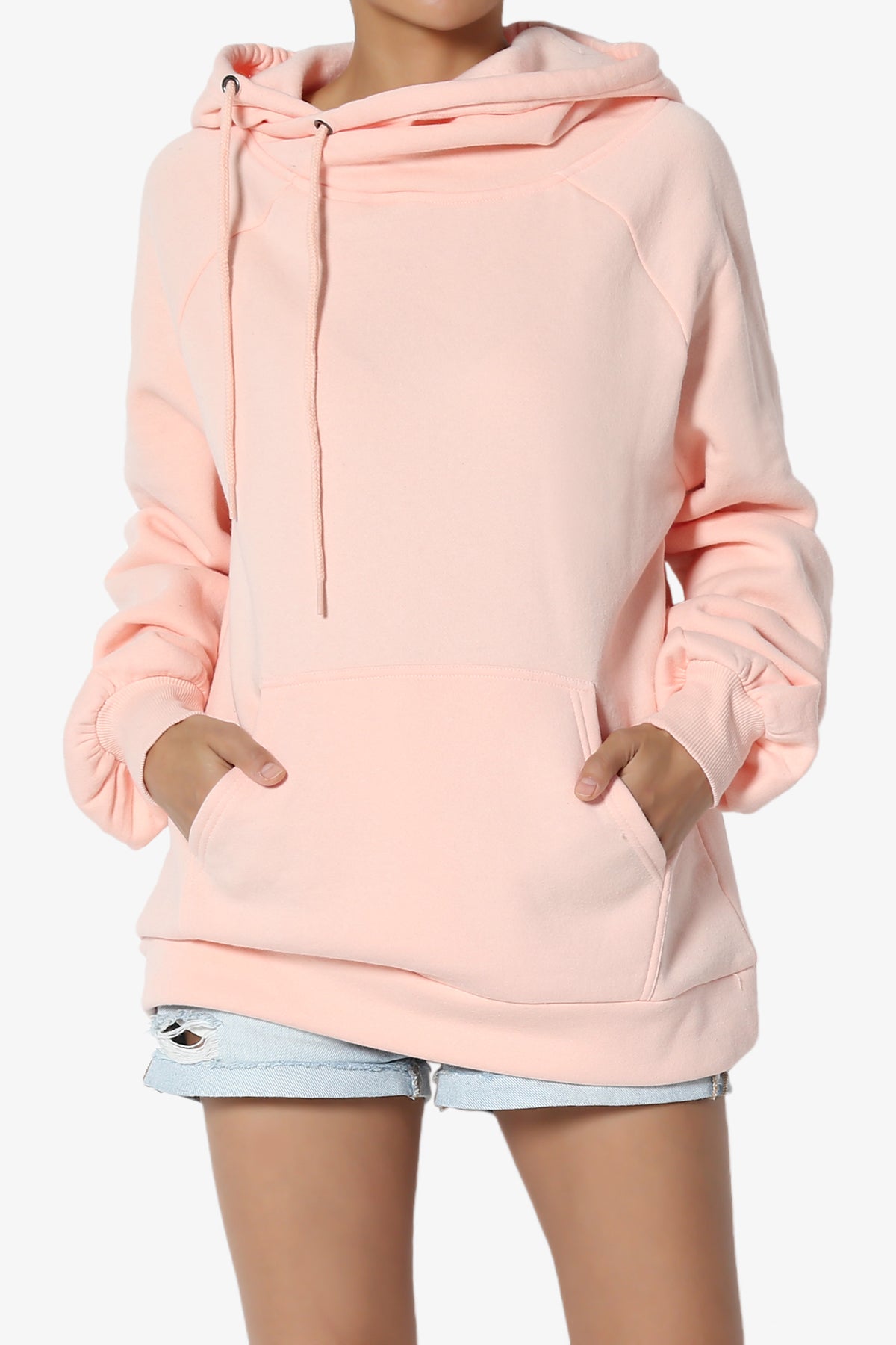 Accie Side Drawstring Hooded Sweatshirts PLUS