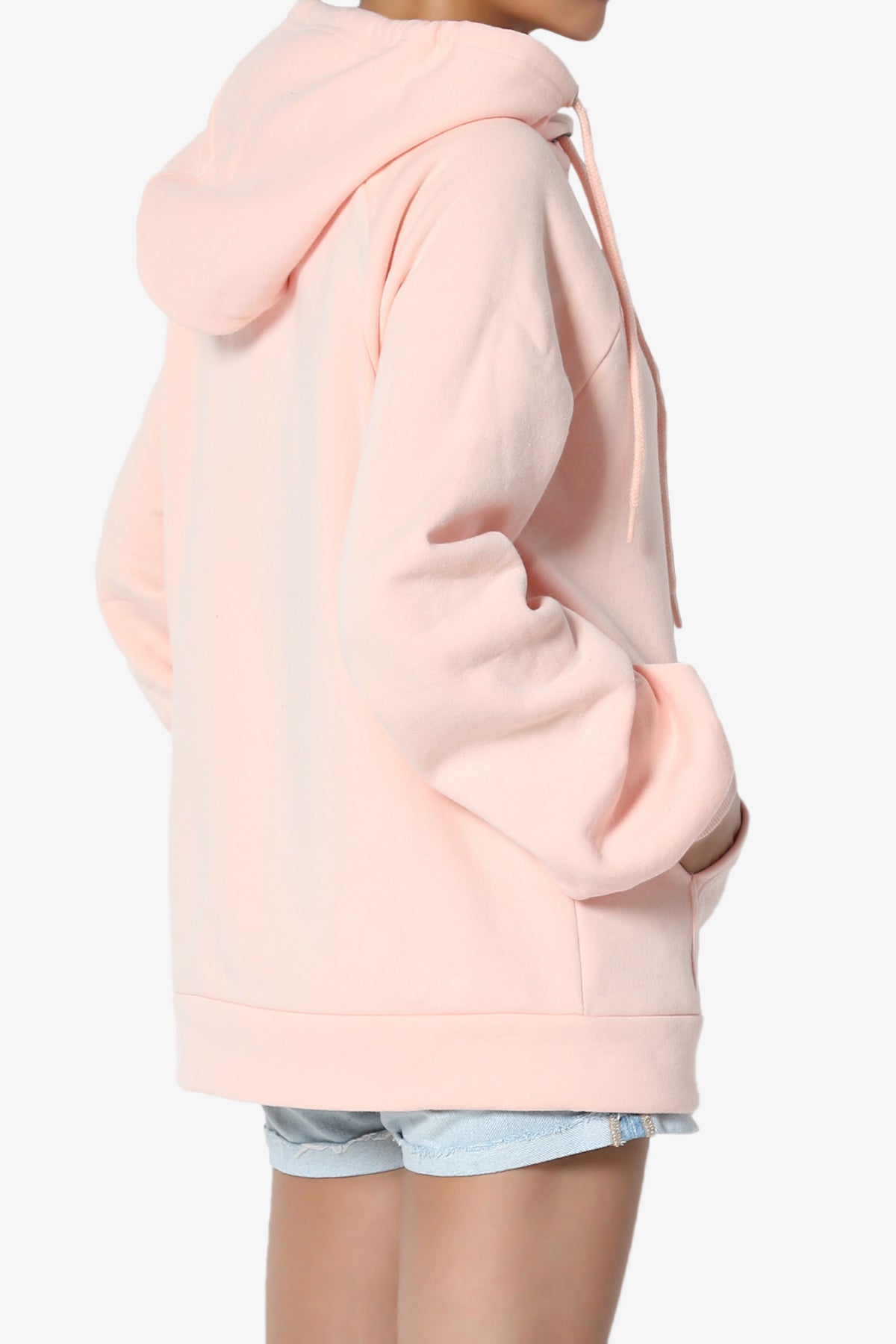 Accie Side Drawstring Hooded Sweatshirts PLUS