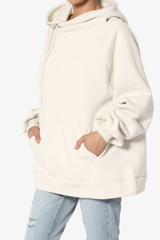 Accie Side Drawstring Hooded Sweatshirts PLUS