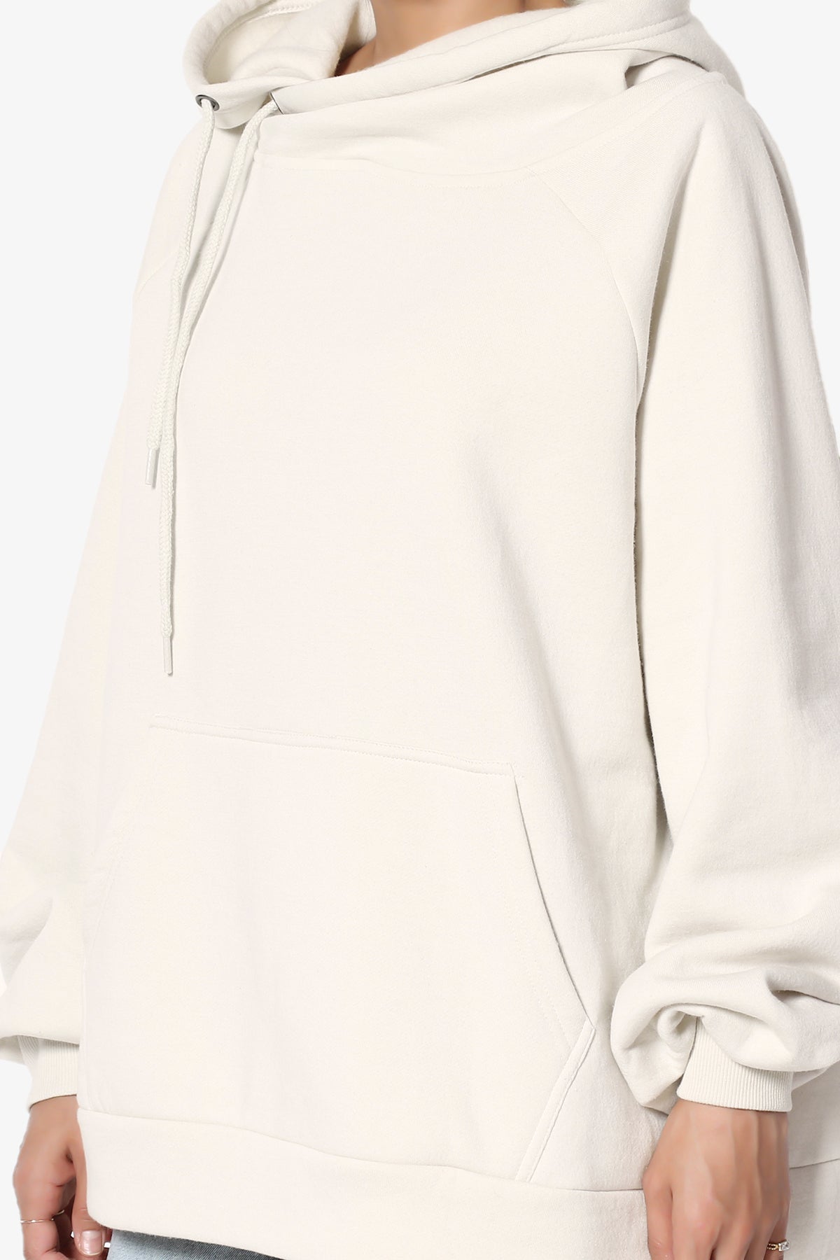 Accie Side Drawstring Hooded Sweatshirts PLUS