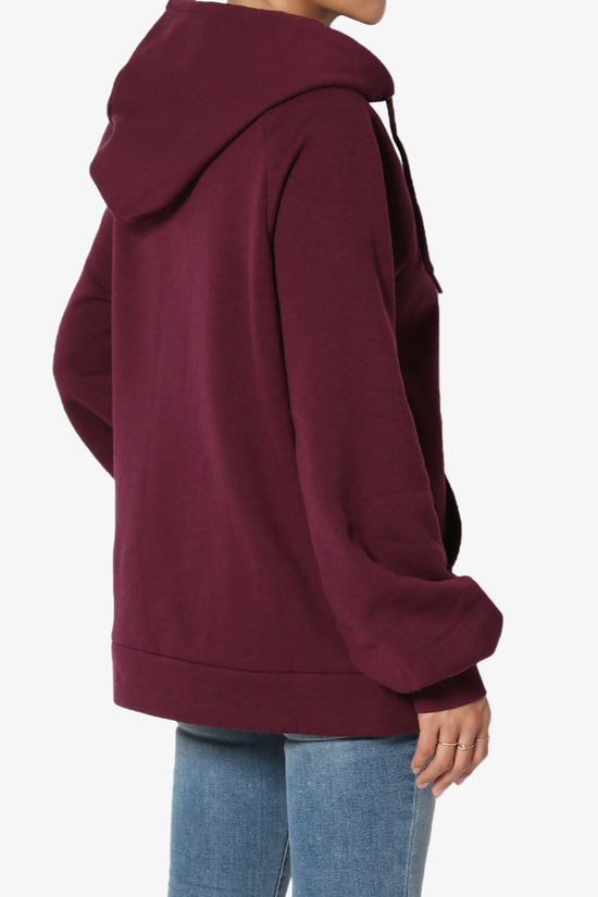 Accie Side Drawstring Hooded Sweatshirts PLUS