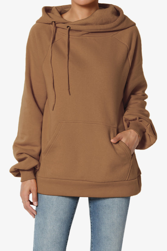 Accie Side Drawstring Hooded Sweatshirts PLUS