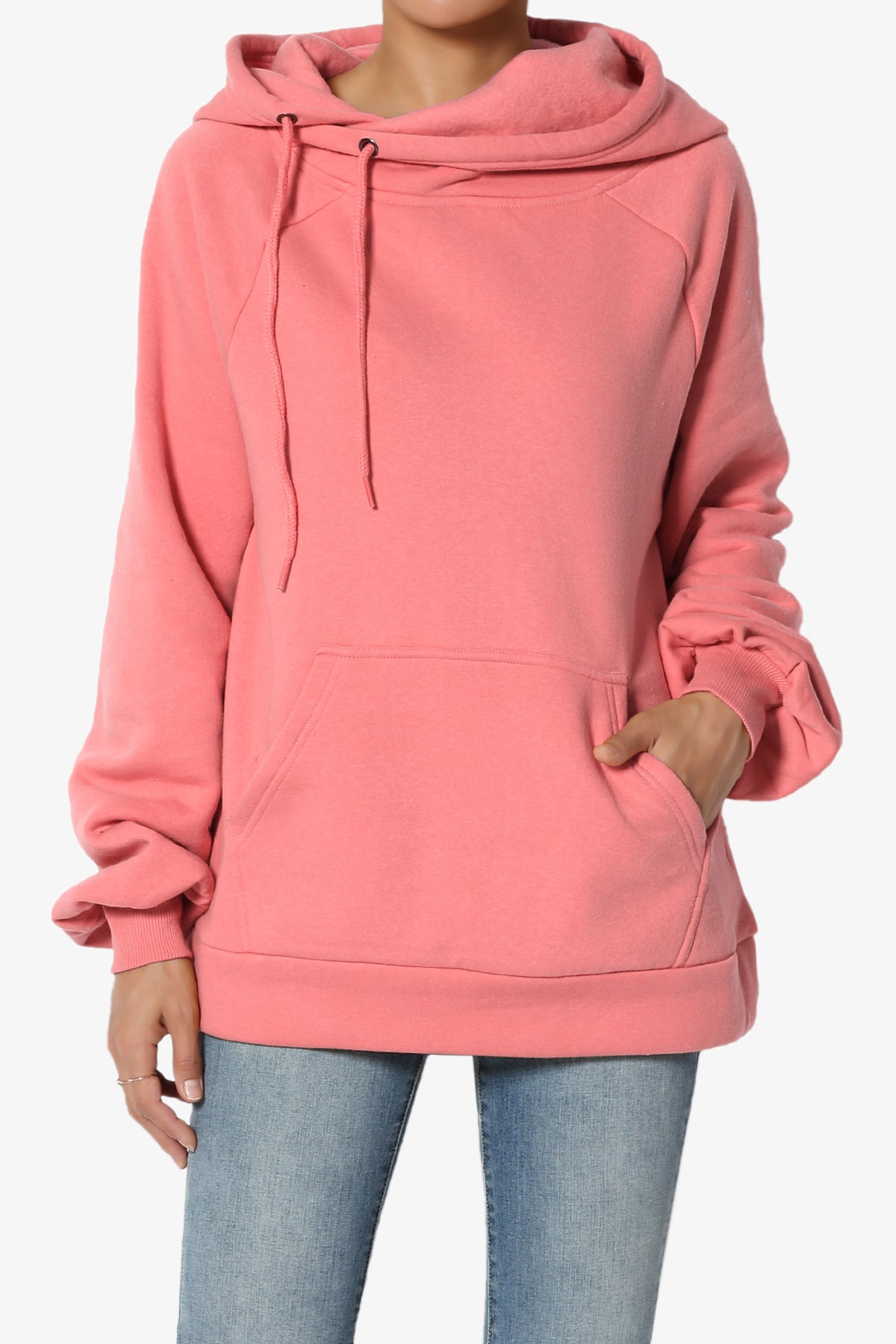 Accie Side Drawstring Hooded Sweatshirts