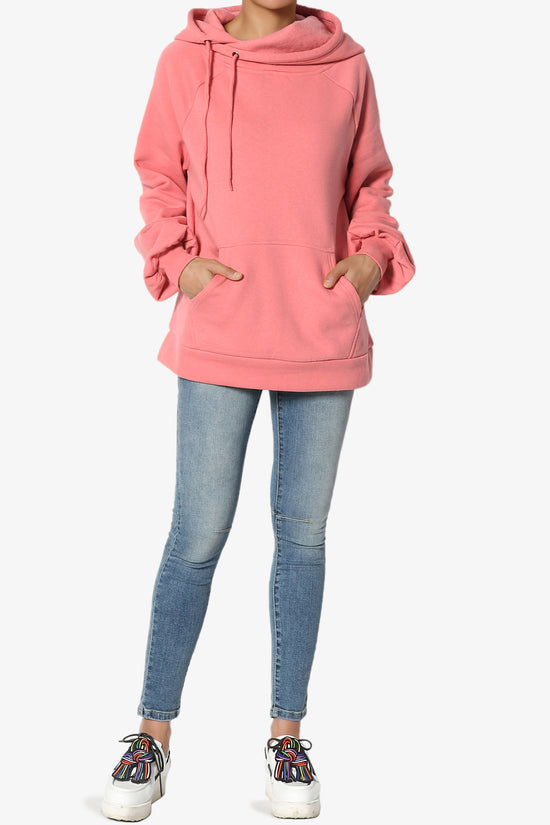 Accie Side Drawstring Hooded Sweatshirts PLUS