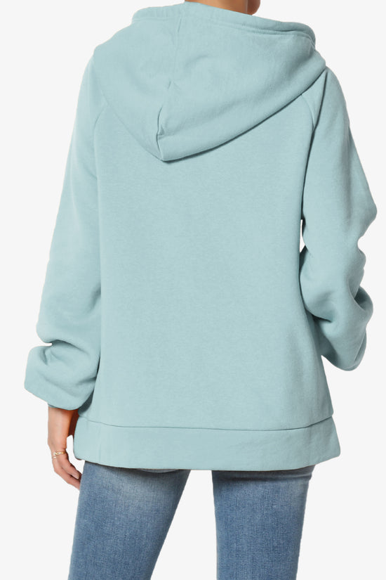 Accie Side Drawstring Hooded Sweatshirts PLUS