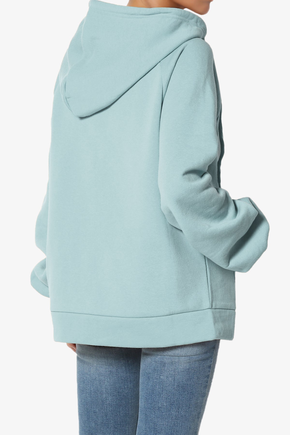 Accie Side Drawstring Hooded Sweatshirts PLUS