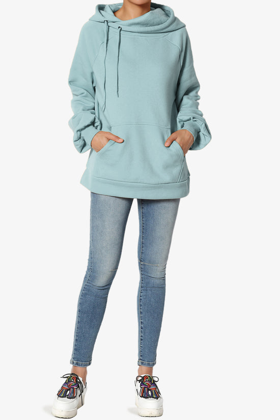 Accie Side Drawstring Hooded Sweatshirts