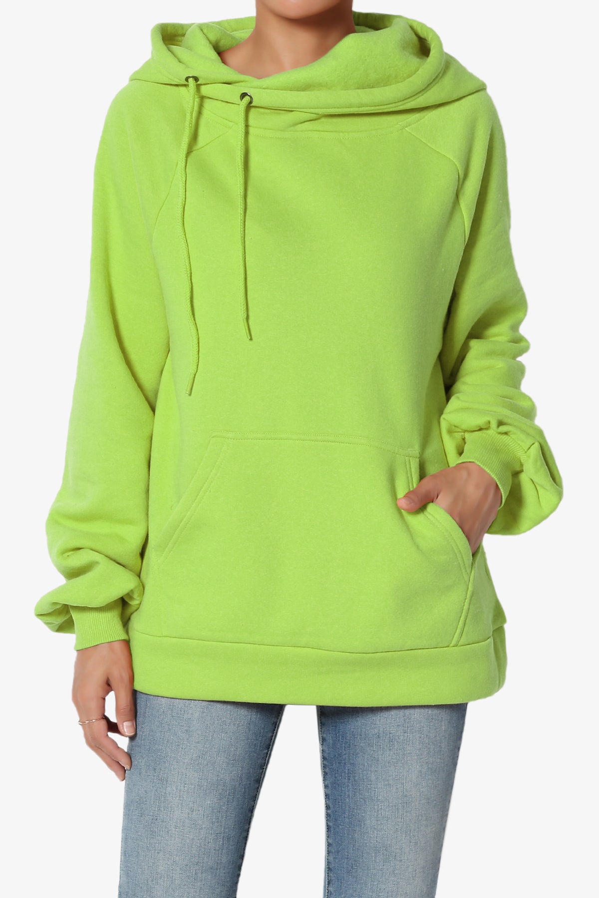 Accie Side Drawstring Hooded Sweatshirts