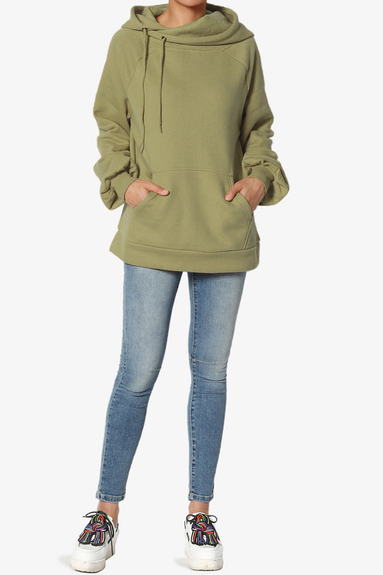 Accie Side Drawstring Hooded Sweatshirts