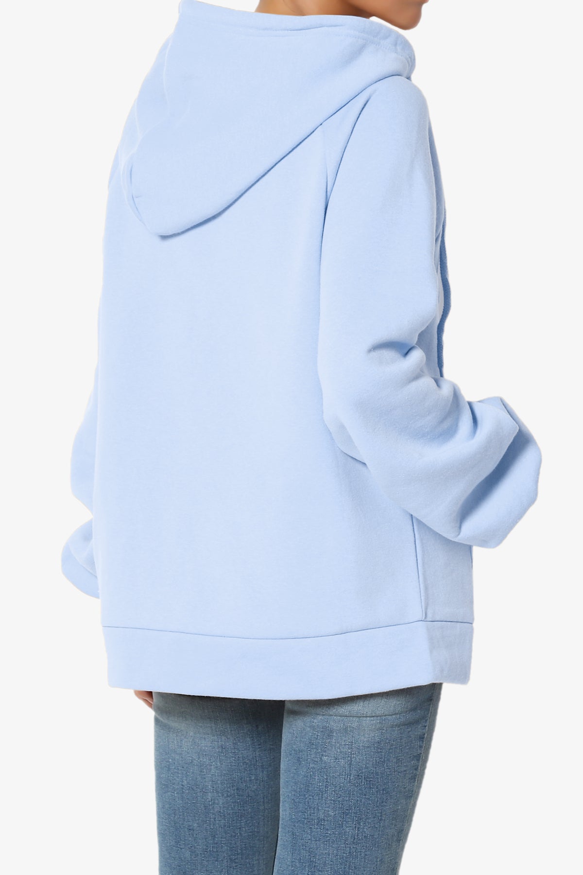 Accie Side Drawstring Hooded Sweatshirts PLUS