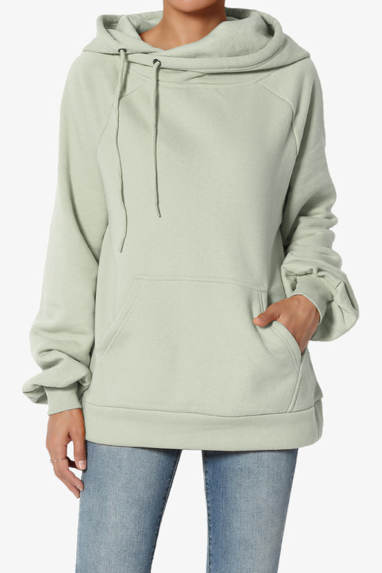 Accie Side Drawstring Hooded Sweatshirts PLUS