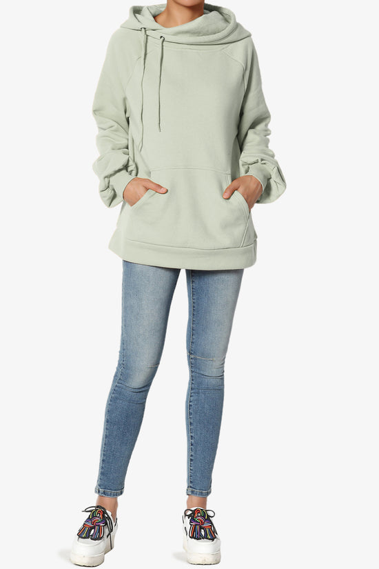 Accie Side Drawstring Hooded Sweatshirts PLUS