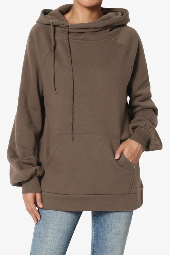 Accie Side Drawstring Hooded Sweatshirts PLUS