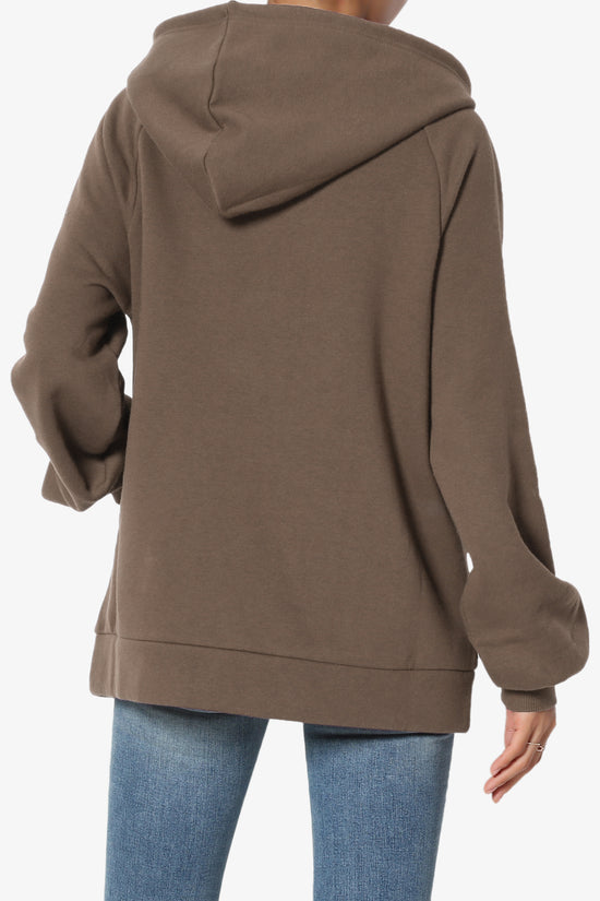 Accie Side Drawstring Hooded Sweatshirts PLUS