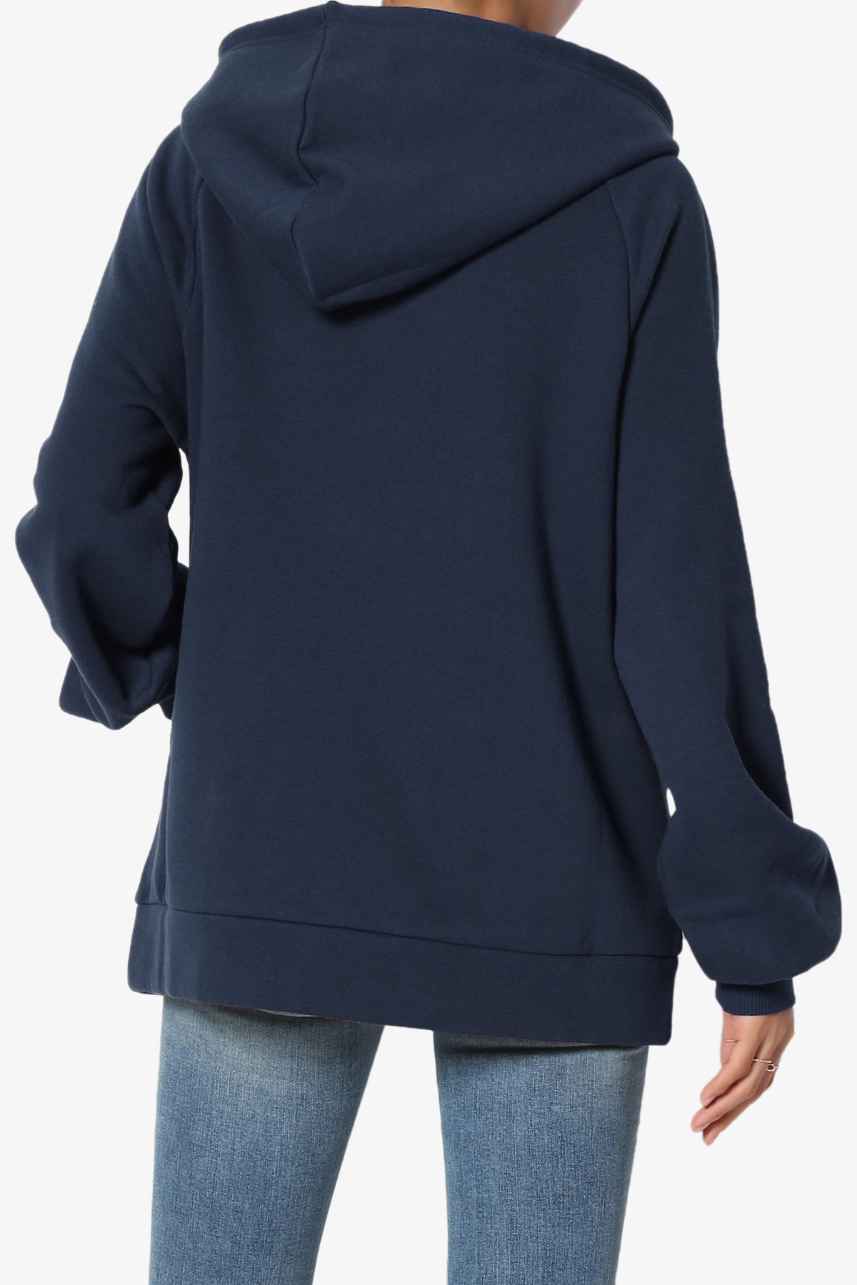 Accie Side Drawstring Hooded Sweatshirts PLUS