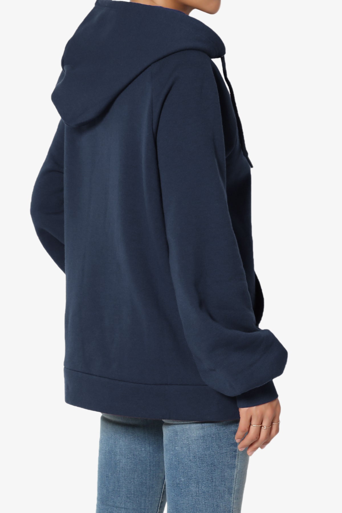 Accie Side Drawstring Hooded Sweatshirts PLUS