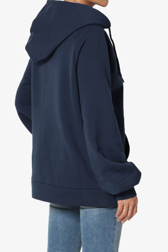 Accie Side Drawstring Hooded Sweatshirts PLUS