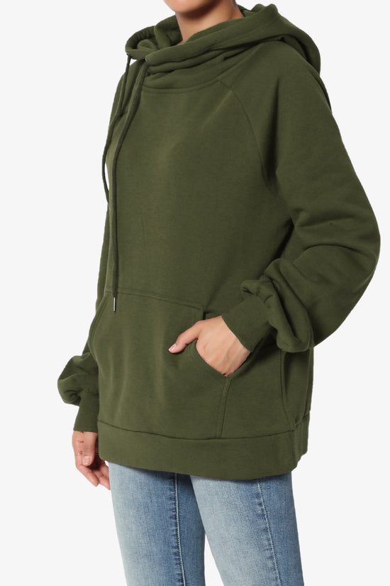 Accie Side Drawstring Hooded Sweatshirts PLUS
