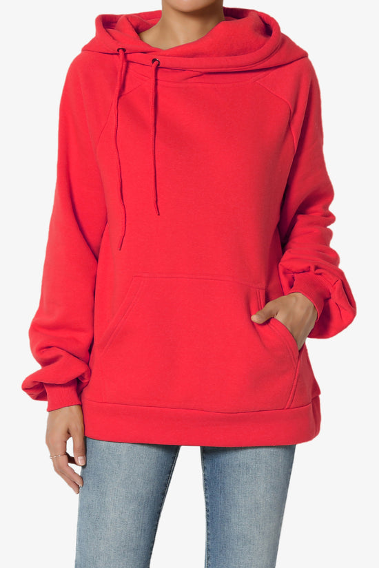 Accie Side Drawstring Hooded Sweatshirts PLUS