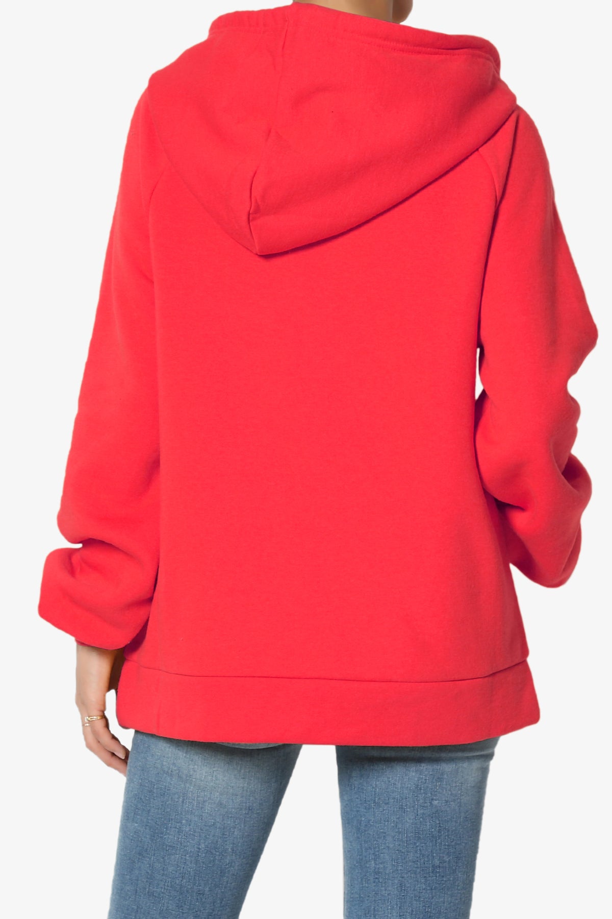 Accie Side Drawstring Hooded Sweatshirts PLUS