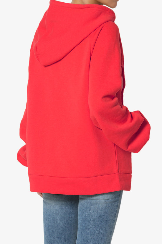 Accie Side Drawstring Hooded Sweatshirts PLUS