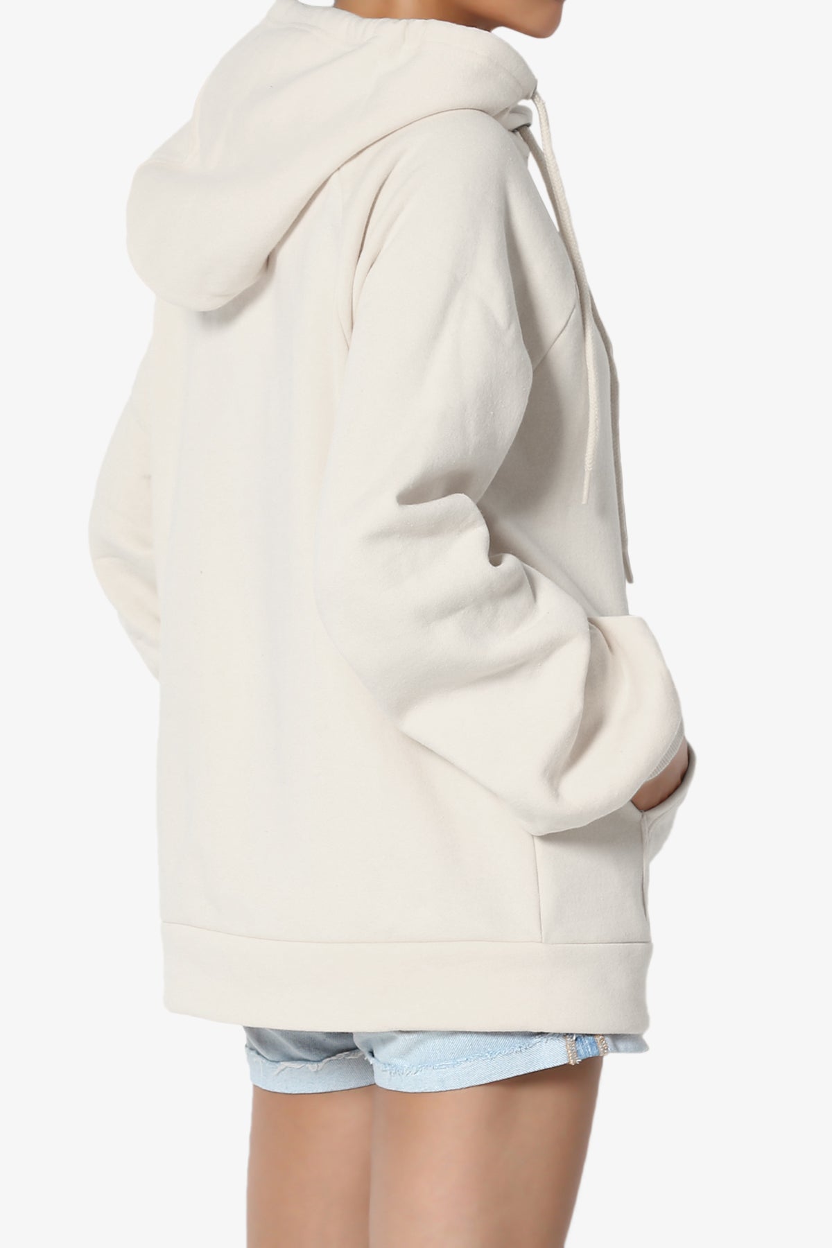Accie Side Drawstring Hooded Sweatshirts PLUS