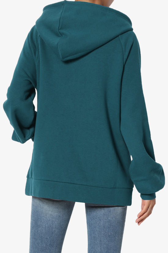 Accie Side Drawstring Hooded Sweatshirts PLUS
