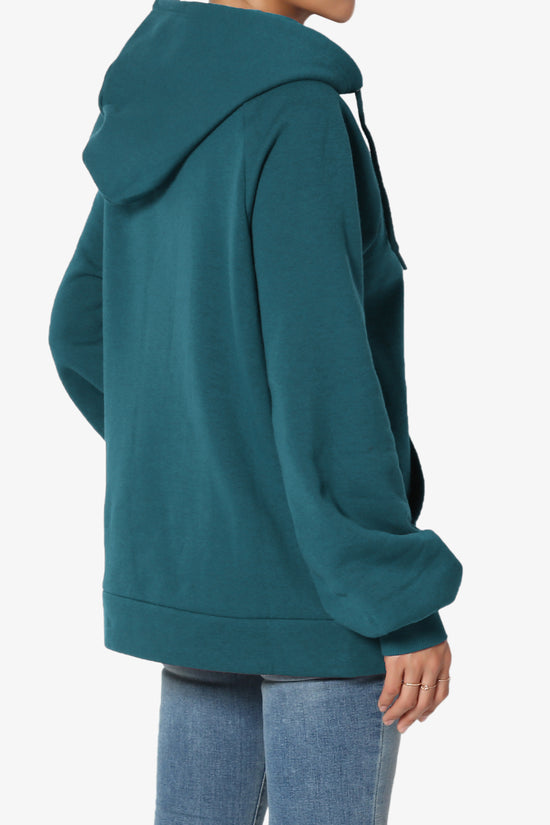 Accie Side Drawstring Hooded Sweatshirts PLUS